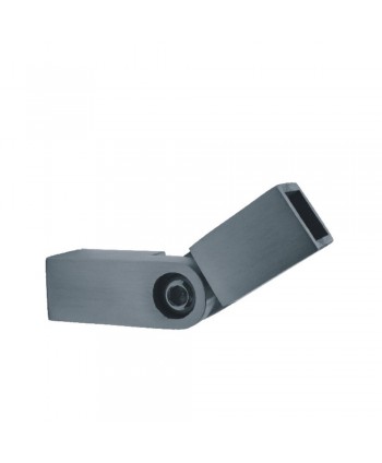 837-INOX Conector barra y tubo cuadrado acero inox