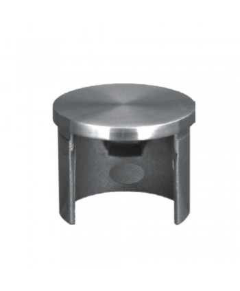 853-INOX Tapón para pasamanos en U de acero inox