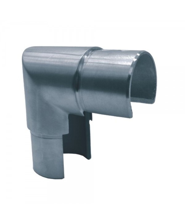 856-INOX Conector a 90º acero inox para pasamanos en U