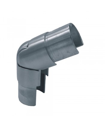 857-INOX Codo regulable acero inox pasamanos en U