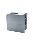 875-INOX Pinza acero inox para vidrio base redonda