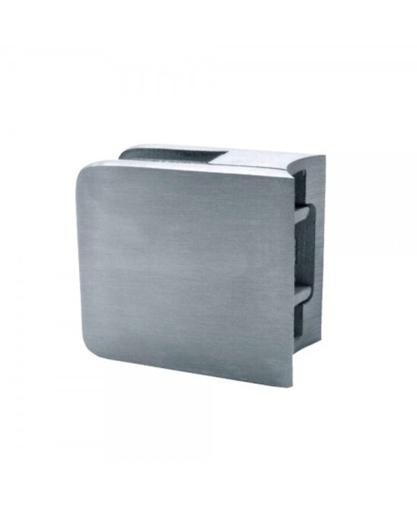 875-INOX Pinza acero inox para vidrio base redonda