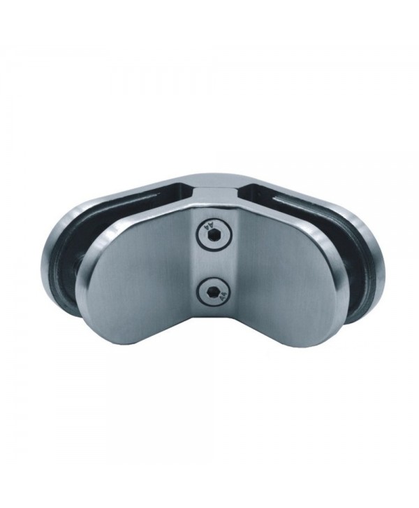 884-INOX Pinza esquinera de acero inox para cristales