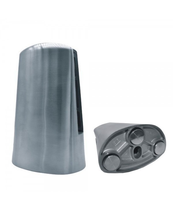 892-INOX Soporte para barandilla de cristal y acero inoxidable