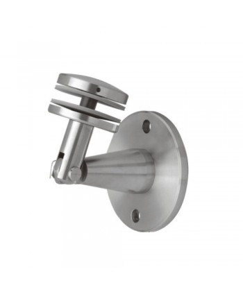 896-INOX Soporte acero inoxidable para marquesina de cristal