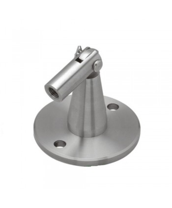 897-INOX Soporte acero inox para tejado de cristal o marquesina