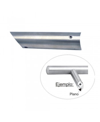 922-INOX Soporte desplazado para tirador de acero inox