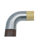 981-INOX Codo a 90º de inox para pasamanos madera