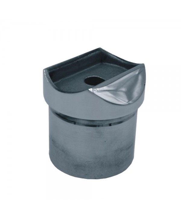 2622-INOX Soporte acero inox para pasamanos redondo