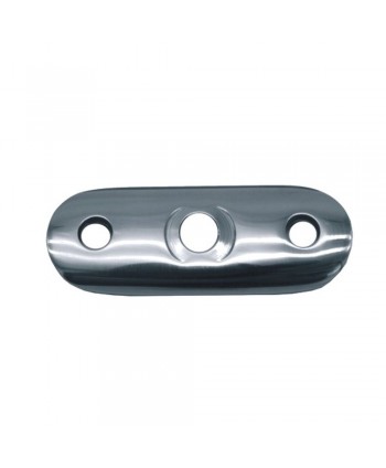 2731-INOX Placa tubo redondo acero inox para pasamanos