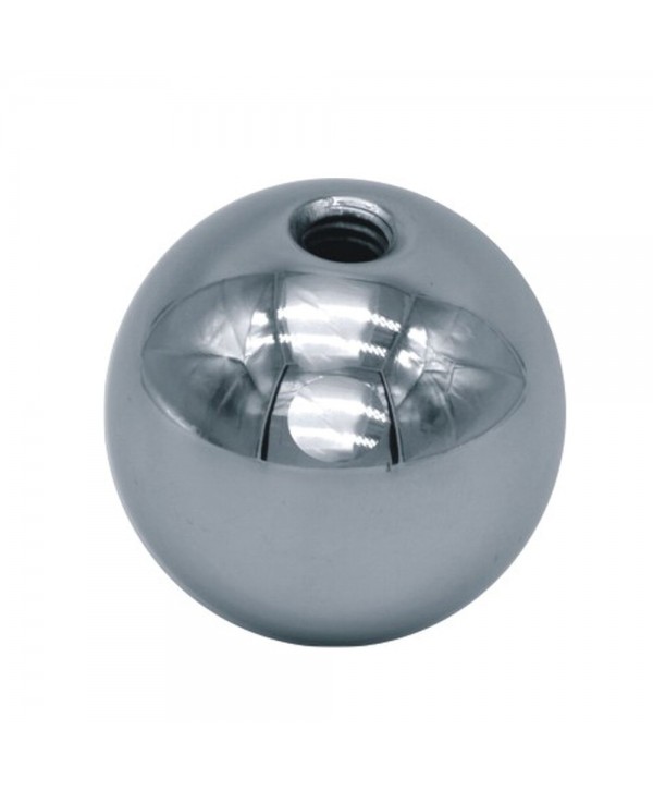 2741-INOX Bola con rosca en acero inoxidable pulido espejo