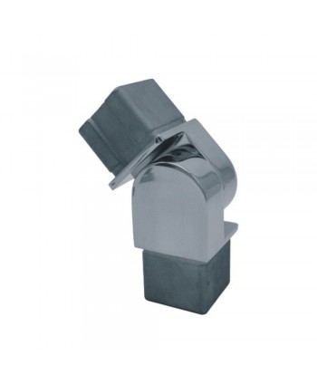 2832-INOX-C Codo regulable cuadrado para tubo de inox