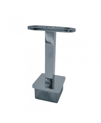 2834-INOX Soporte cuadrado para poste de acero inox