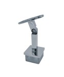 2835-INOX Soporte cuadrado regulable pasamanos acero inox
