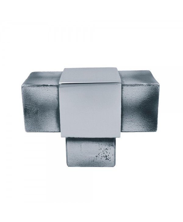 2839-INOX Conector T acero inoxidable en cuadrado