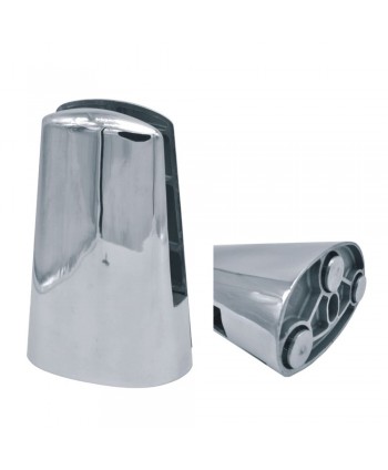 2892-INOX Soporte en acero inoxidable para barandilla de cristal