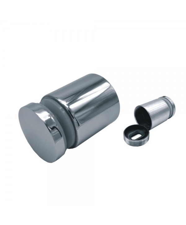 2895-INOX Soporte lateral de acero inox para vidrio de baranda