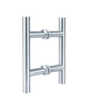 2923-INOX-RD Tirador puerta doble recto acero inoxidable