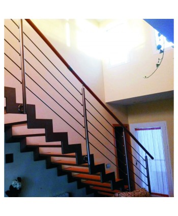 8004 Barandilla acero inox con barras redondas