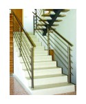 8008 Doble barandilla de acero inoxidable