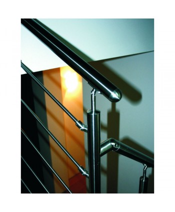 8010 Detalle de pasamanos de acero inoxidable