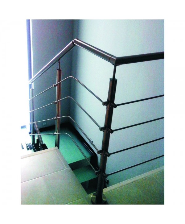 8021 Barandilla sencilla de acero inoxidable