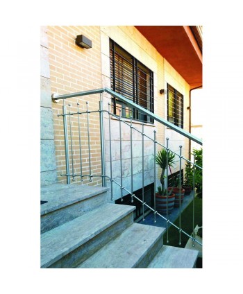 8022 Baranda en exterior de acero inoxidable
