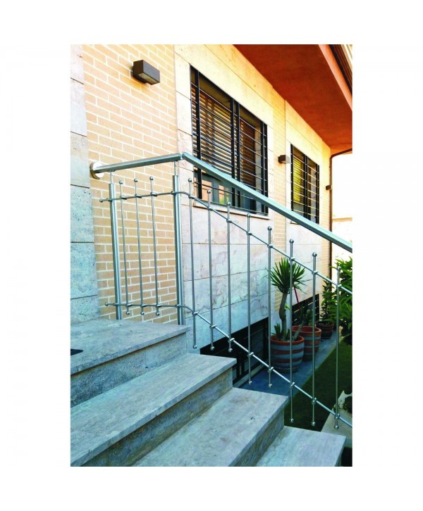 8022 Baranda en exterior de acero inoxidable