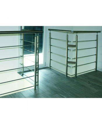 8027 Baranda de acero inoxidable en oficinas