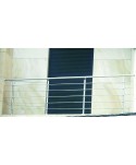 8024 Balcón exterior en acero inoxidable