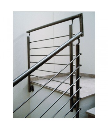 8029 Barandilla para vivienda en acero inoxidable