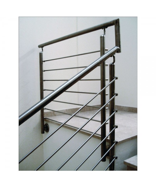 8029 Barandilla para vivienda en acero inoxidable