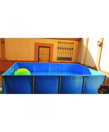 8045 Piscina con estructura de acero inoxidable