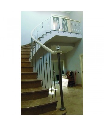 8048 Barandilla de acero inoxidable con cristal de Swarovski
