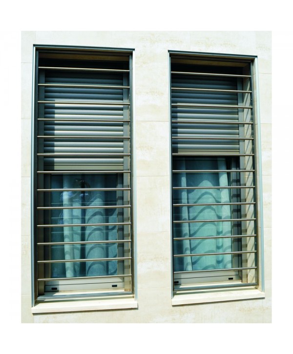 8067 Rejas para ventanas en acero inoxidable