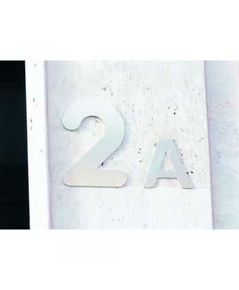 8072 Números y letras de acero inoxidable