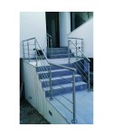 8074 Barandillas de acero inox en exterior sin soldaduras