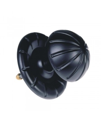 1-PH-N Pomo negro de aluminio para puertas