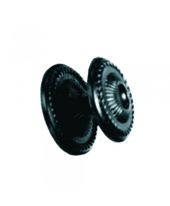 4-PH Pomo herrajes rústico en color negro