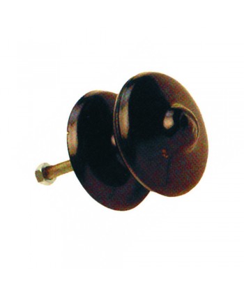 7-PH Pomo negro liso para portadas y puertas