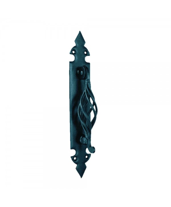 8-LH Llamador de hierro forjado con piña alargada