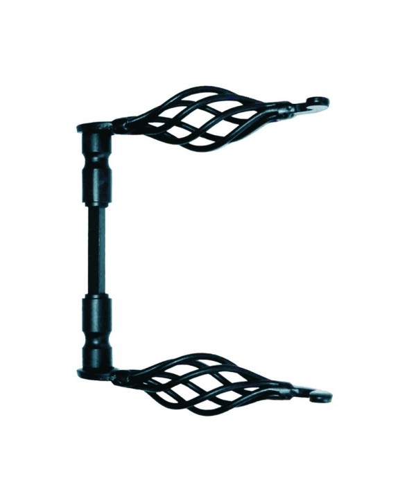 7-MH Manivela forjada con piñas en color negro