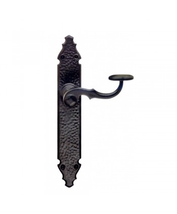 7-MPH Manivela negra de estilo clásico para portones