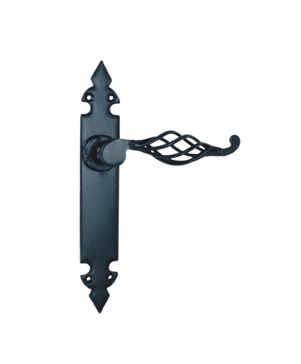 9-MPH Manivela forjada en color negro para puertas