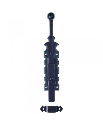 1-PSH Pasador negro de forja para puertas