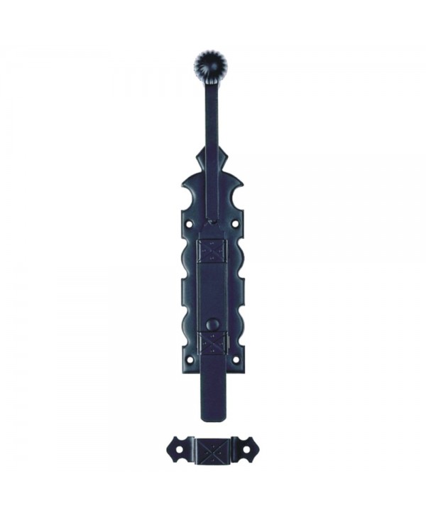 1-PSH Pasador negro de forja para puertas