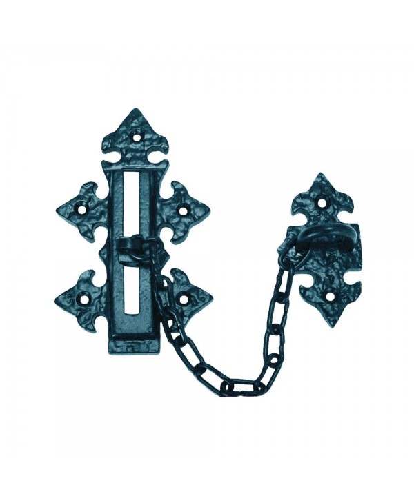 20-PVH Cadena de seguridad en negro para puertas