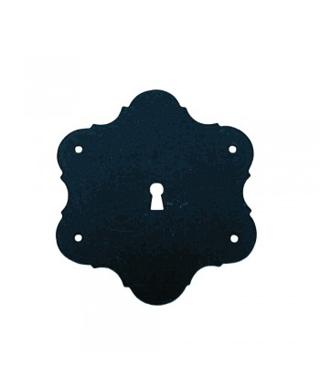 21-PVH Escudo bocallaves de forja en negro