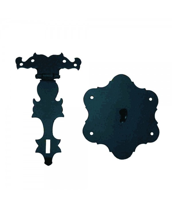 24-PVH Cierre de arca para candado en negro