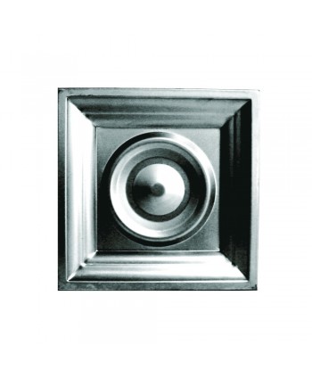 3-CC Cuarterón chapa con dibujo de círculo para puerta